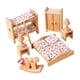 thumbnail image 3 of Juego de muebles de casa de muñecas de madera, decoración de casa de muñecas, suministros para casa de juegos, adornos DIY Habitación Infantil, 3 of 9