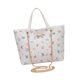 thumbnail image 1 of Bolso tote para mujer, gran capacidad, ideal para la playa, uso diario y para ir al trabajo. Blanco, 1 of 9