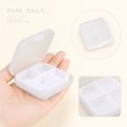 thumbnail image 5 of Pill Organizer 4 Compartment Portable White for Travel and Purse, 5 of 7