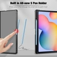 thumbnail image 4 of Fintie Case for Samsung Galaxy Tab S6 Lite 10.4 Inch 2024/2022/2020 with S Pen Holder, Multiple Angle Portfolio Cover with Pocket Auto Sleep/Wake, Navy, 4 of 9