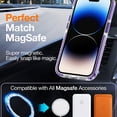 thumbnail image 2 of Decase Strong Magnetic Case for iPhone 16 Pro Max,Compatible with Mag-safe,Military-Grade Protection,Clear Slim Shockproof Protective Phone Cover for Women Men-Transparent,Blue, 2 of 7