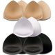 thumbnail image 1 of 5 pares de almohadillas para sujetador, extraíbles, algodón de aire, esponja de espuma, transpirable (3 colores, copa C/d/e)-, 1 of 5