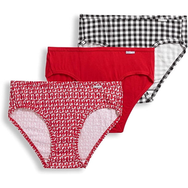 Jockey Women's Underwear Plus Size Elance Bikini 3 Pack