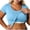 Light Blue, variant on CYMMPU Women's V-Neck Lace Trim Cami, Spaghetti Strap Sleeveless Top with Crochet Lace Hem, Casual Boho Summer Wear Navy XL