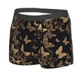 thumbnail image 5 of Goofa Modern Golden Butterfly Printed Men's Boxer Briefs Underwear, Moisture-Wicking Underwear, Trunk,Soft and Breathable Cotton Underwear-X-Large, 5 of 9