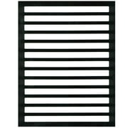 Letter Writing Guide - Regular Black Plastic