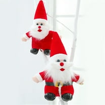 FUEENIRVA Kids Stocking Stuffers Santa Claus Doll Red Plush 1Set