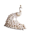 thumbnail image 4 of Elegante estatua de pavo real de resina, escultura de pavo real, adorno creativo coleccionable para 24cm x 13cm x 24cm, 4 of 9