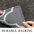 thumbnail image 6 of Gray Geometric Quatrefoil Pattern Door Rugs,Washable Non Slip Door Mats Indoor,Decorative Door Mats,Entry Mat Indoor for Entrance,Bedroom,Kitchen,Bathroom,16"x47", 6 of 6