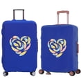 thumbnail image 1 of Suitcase Protective Cover Trolley Travel Suitcase Elastic Dustroof Cover Apply To 18-28 Inch Luggage Feather Series Pattern 8Feather005 S, 1 of 6
