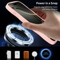 thumbnail image 4 of Magnetic For iPhone 12 Pro Max Phone Case,Compatible with Mag-Safe,Wavy Frame Cute Design,For Women Men,Shockproof Protective Anti-fall Rugged Frosted Translucent Slim Phone Case,Pink, 4 of 6