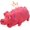 Pink, variant on Dog Squeaky Toy, Dots Latex Dog Chew Toys with a Oinks Sound Squeaker Grunting Pig Dog Toy Durable Self Play 8" Dogs Squeeze Toy for Dental Biting Chasing to Kill Boring Time (Blue)