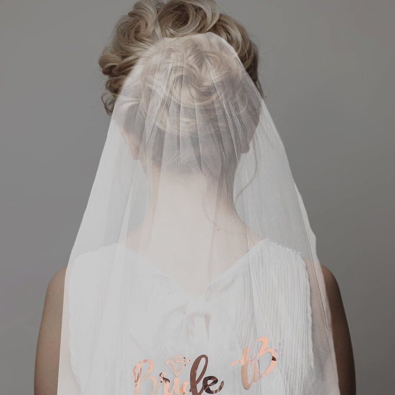 ?Women White Sash Veil Bachelorette Party Bridal Shower Decorations Amazon.com: CIEHER Bride To Be Sash & Veil, White & Gold  main image 2