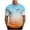 Orange, variant on Mens Gradient T Shirts Short Sleeve Workout Crew Neck Tees Athletic Running Summer Tops(Mint Green 2XL)