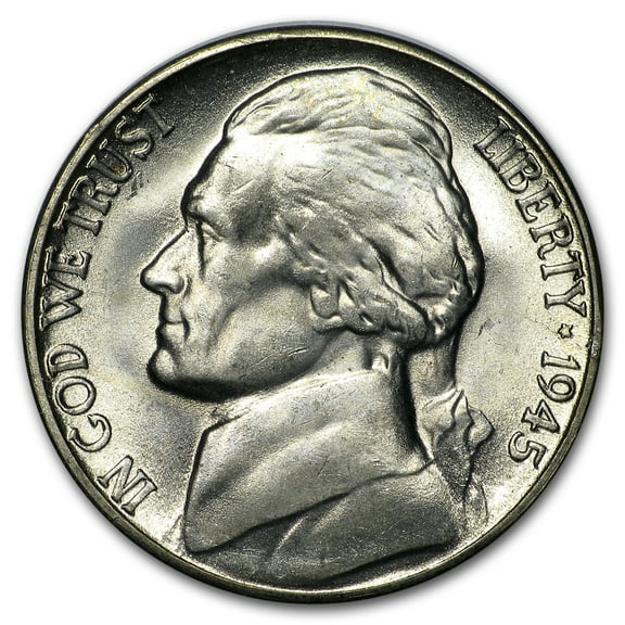 1945-S Silver Wartime Jefferson Nickel BU