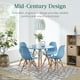 thumbnail image 3 of Set de comedor Best Choice Products Compact Mid-Century 5-P Blue, 3 of 7
