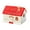 Red, variant on LShunze Crafted Classical Wooden Antique House Tissue Box Cover Square Tissue Holder Dispenser Paper Cover Case Napkin Holder Home Decor for Bathroom Living Room Office car Kitchen