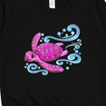 thumbnail image 3 of Inktastic Cute Pink Sea Turtle Toddler Sweatshirt, 3 of 4