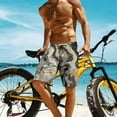 thumbnail image 4 of NICKSUN Men's Swim Trunks, Cute Print Quick Dry Summer Board Beach Shorts with Mesh Lining and Pockets, 4 of 6