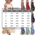 thumbnail image 5 of Women's Casual Loose Wide Leg Jumpsuit Tie Strap Sleeveless Pocket Romper, 5 of 6