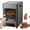 Gray, variant on Commercial Indoor Steak Grill/Electric Steak Broiler - 30 Min Time/8 Gears Temperature Adjustable(100-800),8-Layer Portable Countertop Oven for Beef Chicken Vegetables,1700w