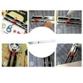 thumbnail image 3 of Calibrador de costura para , herramienta de calibre para tejer, regla de costura, punto giratorio, puntada de aluminio de 8 " dobladillos, manualidades, ado Plata Hugo Calibre de medida, 3 of 10