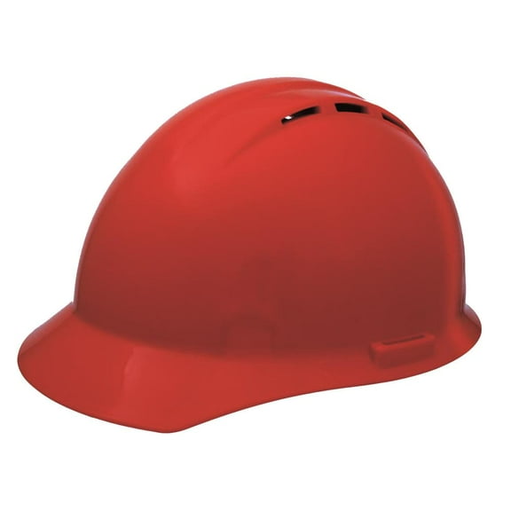 Erb Safety Hard Hat,Type 1, Class C,Ratchet,Red WEL19454RE