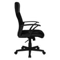 thumbnail image 2 of Flash Furniture High Back Leather / Mesh Combination Executive Swivel Office Chair - Black, 2 of 4