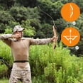 thumbnail image 3 of Standard Target Archery for Adult & Youth Beginner, 62 Inch Wooden Takedown Recurve Bow for Training,Hunting, Practice & Competition（20-50lbs）, 3 of 6