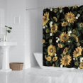 thumbnail image 2 of Waterproof Cute Sunflower Colorful Shower Curtain 72x72 Inch Boho Style Polyester Unique Shower Curtain for Bathroom Hotel Home Decor with 12 Plastic Hooks, 2 of 5