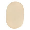 thumbnail image 1 of Indoor/Outdoor Solid Beige Area Rug, Braided Textured Design, 5Ft. X 8Ft. Oval Reversible Carpet, 1 of 2