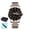 rose gold Black, variant on Watch Men Stainless Steel Business Date Watch Waterproof Luminous Watches Mens Sport Quartz Wristwatch