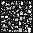 thumbnail image 5 of SUYOLL Halloween Hand Coloring DIY Blanket For Adults And Kids Creative Art Activity Blanket For Family Fun Soft Washable Throw For Home Holiday And Seasonal Use, 5 of 6