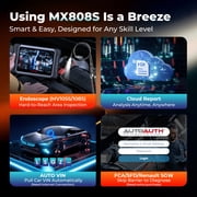 Autel Scanner MaxiCheck MX808S With AL319, 3000+ Active Test, 28+ Service, OE All System Diagnostics, 2 Year Updates