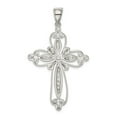 thumbnail image 4 of FB Jewels Sterling Silver CZ Filigree Cross Pendant, 4 of 4