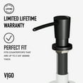 thumbnail image 3 of VIGO Kitchen Soap Dispenser in Matte Black, 3 of 8