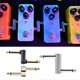 thumbnail image 2 of 3 Pack Pedal Coupler 6.35mm 1/4' Male to Male Coupler Jack Plug Adapter Z Type Connector for Guitar Effects Pedalboard, 2 of 4