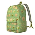 thumbnail image 2 of Fast Food Hamburger and Sandwich Pattern School Backpack, American Food Theme Large Capacity Travel Bag, Anti-theft Multifunctional Casual Daypack for Outdoor Use, 2 of 4