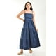 thumbnail image 5 of Vestido largo de popelina Roman Fashion /Juvenil, 866 (Azul marino) azul marino CH, 5 of 5