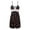 Cherry Print, variant on Ekouaer Sleepwear Womens Chemise Nightgown Full Slip Lace Lounge Dress