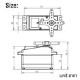 thumbnail image 3 of Labymos 60KG Digital Servo Metal Gear Servo, 3 of 8