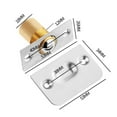 thumbnail image 4 of 2Pcs Silver Door Ball Catch Door Spring Ball Latches Doors Cabinet Furniture, 4 of 8