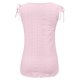 thumbnail image 2 of Playeras,Blusas y Tops,Ropa para Mujer Mujeres camisetas sin mangas Dressy Casual Mujeres sueltas cuello en U sin mangas Tops Casual Color plisado ojal verano camisas chaleco blusa (PK1, XXL), 2 of 7