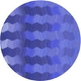 thumbnail image 1 of Ahgly Company Indoor Round Patterned Light Slate Blue Area Rugs, 4' Round, 1 of 6