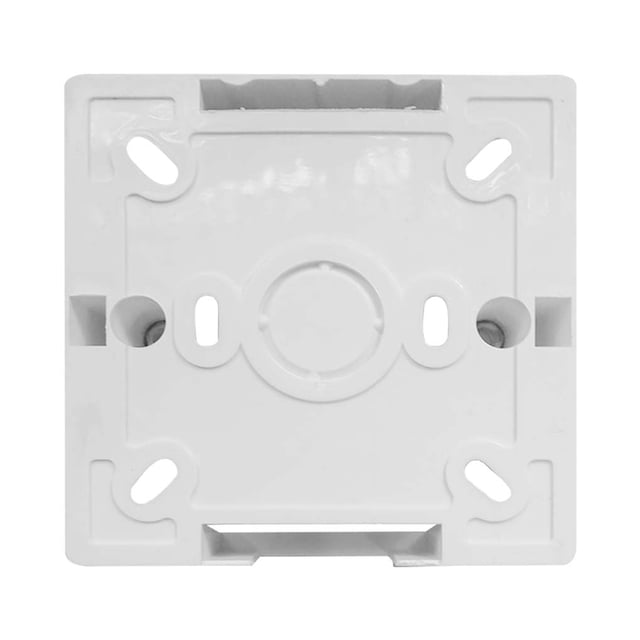 maskred Single Gang Wall Socket Box Home Office Wall Surface Mount Power Outlet PVC Retardant Box 86 Type