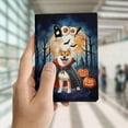 thumbnail image 4 of Happy Halloween Vampire Shiba Inu BOO with Pumpkins Fun and Spooky Travel Passport Wallet Shibas Dog Lovers Gifts Idea PU Leather Passport Holder Cover - 00018, 4 of 5
