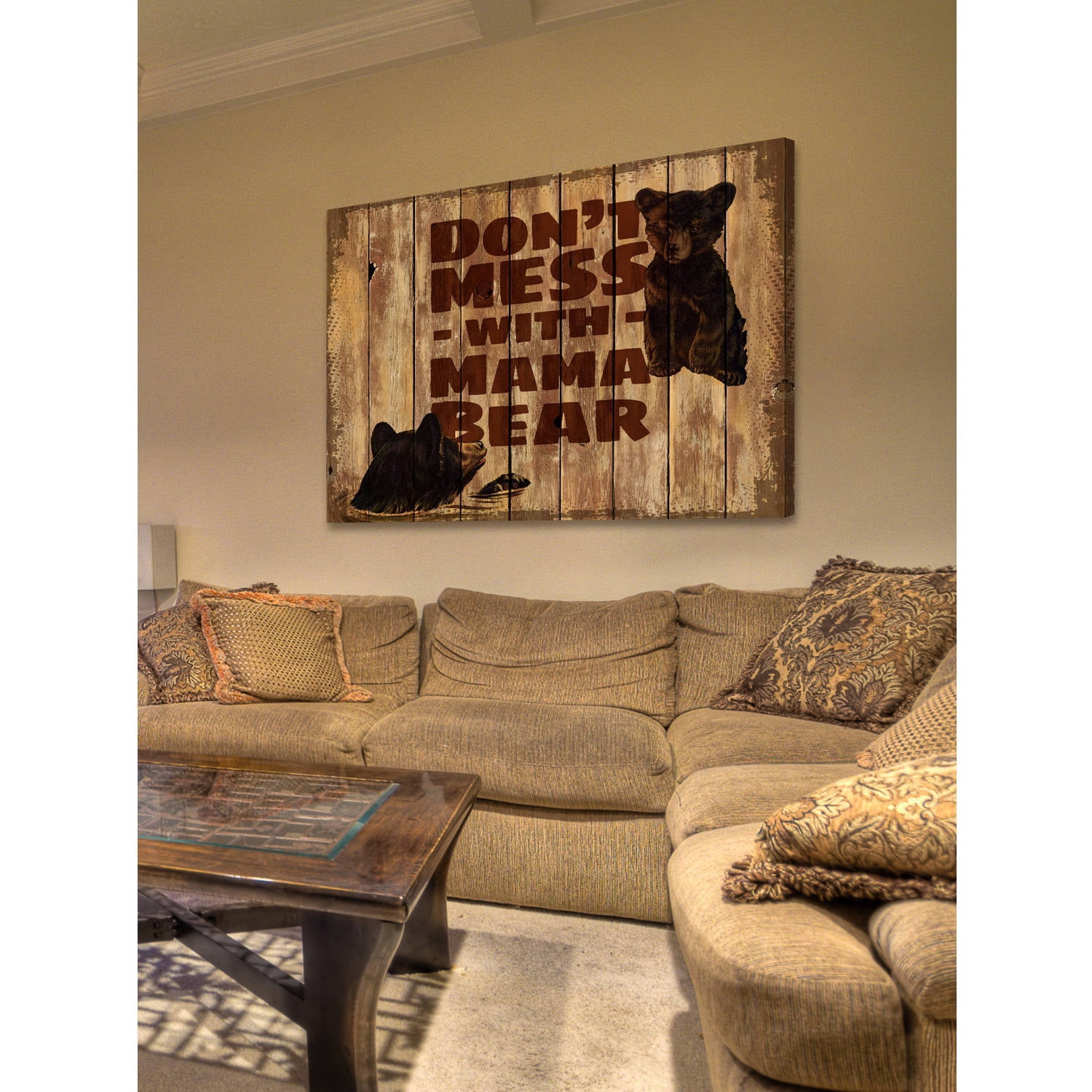 Marmont Hill "Mama Bear 2" Painting Print on Wrapped Canvas