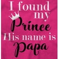 thumbnail image 2 of Found My Prince Grandpa Granddaughter Youth T Shirt Tee Girls Infant Toddler Brisco Brands 18M, 2 of 5