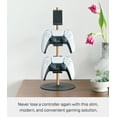 thumbnail image 3 of Yamazaki Home Controller Stand, Black, Steel + Wood, Adjustable Tiers, 3 of 7