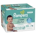 thumbnail image 6 of Pampers Aqua Pure Baby Wipes Unscented, 99% Water, 6 Pack, 336 Total Count (Select for More Options), 6 of 11